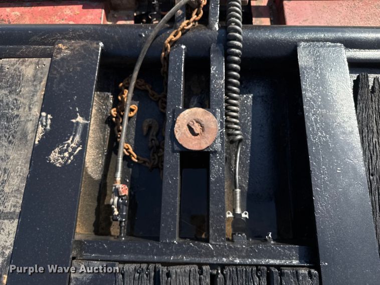 image for item DZ8875 1974 Lowboy equipment trailer