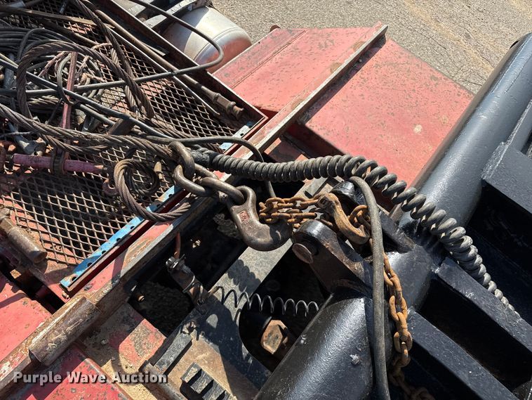 image for item DZ8875 1974 Lowboy equipment trailer