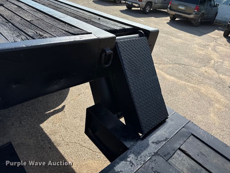 image for item DZ8875 1974 Lowboy equipment trailer