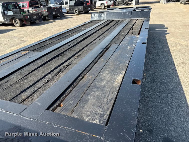 image for item DZ8875 1974 Lowboy equipment trailer