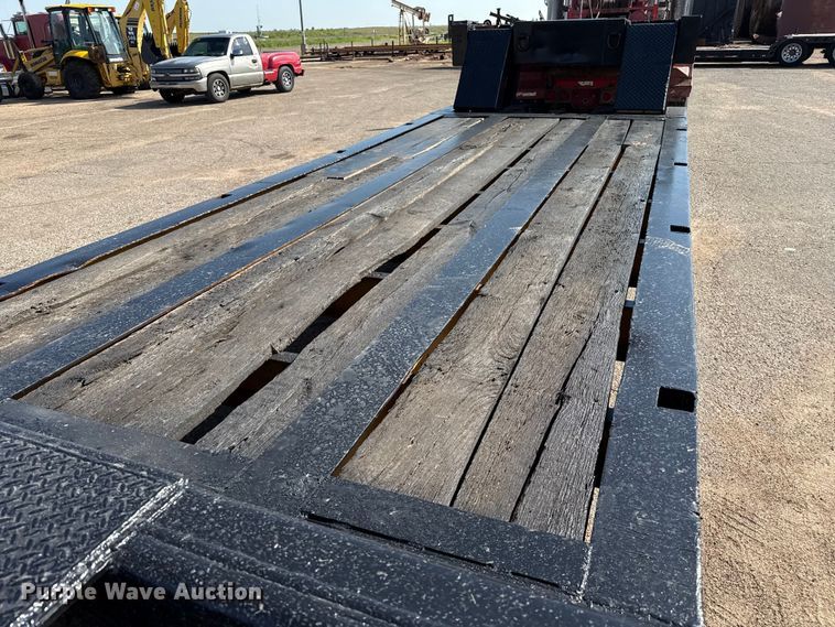 image for item DZ8875 1974 Lowboy equipment trailer