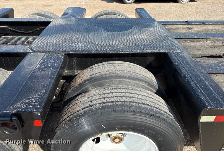 image for item DZ8875 1974 Lowboy equipment trailer