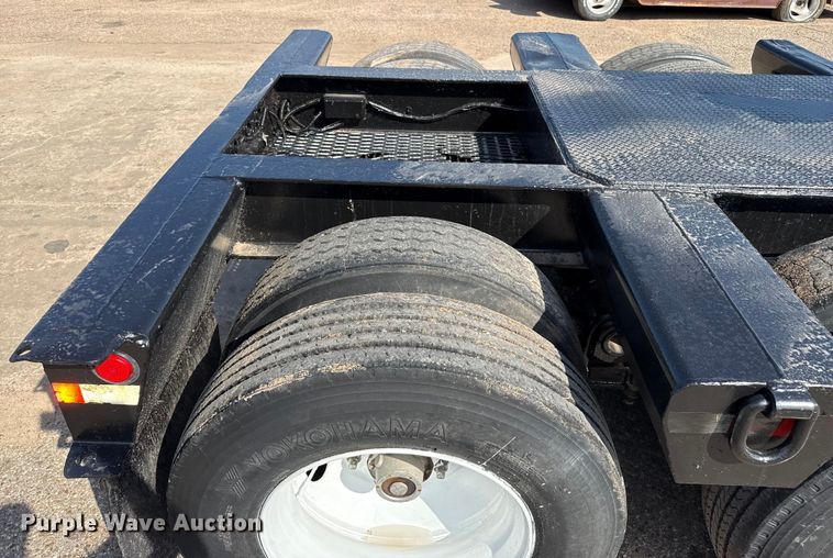 image for item DZ8875 1974 Lowboy equipment trailer