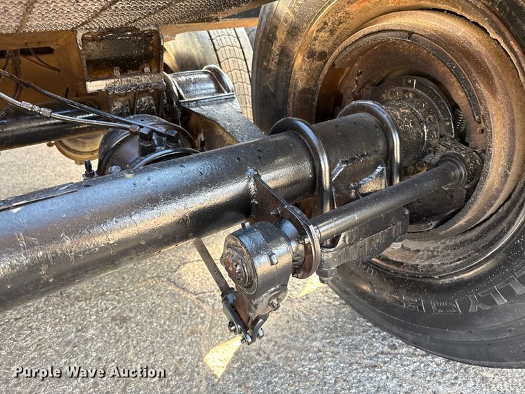 image for item DZ8875 1974 Lowboy equipment trailer