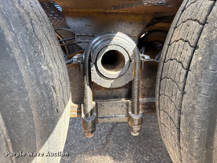 image for item DZ8875 1974 Lowboy equipment trailer