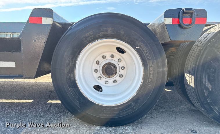 image for item DZ8875 1974 Lowboy equipment trailer