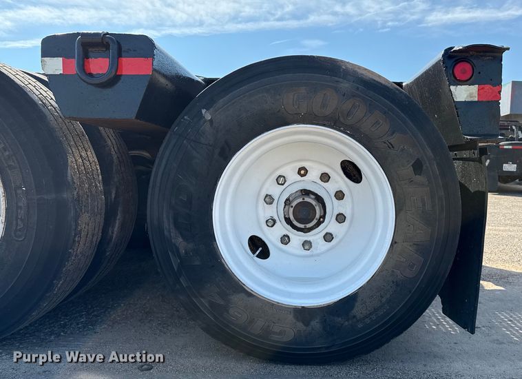 image for item DZ8875 1974 Lowboy equipment trailer