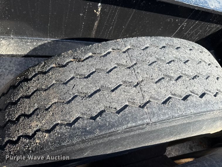 image for item DZ8875 1974 Lowboy equipment trailer