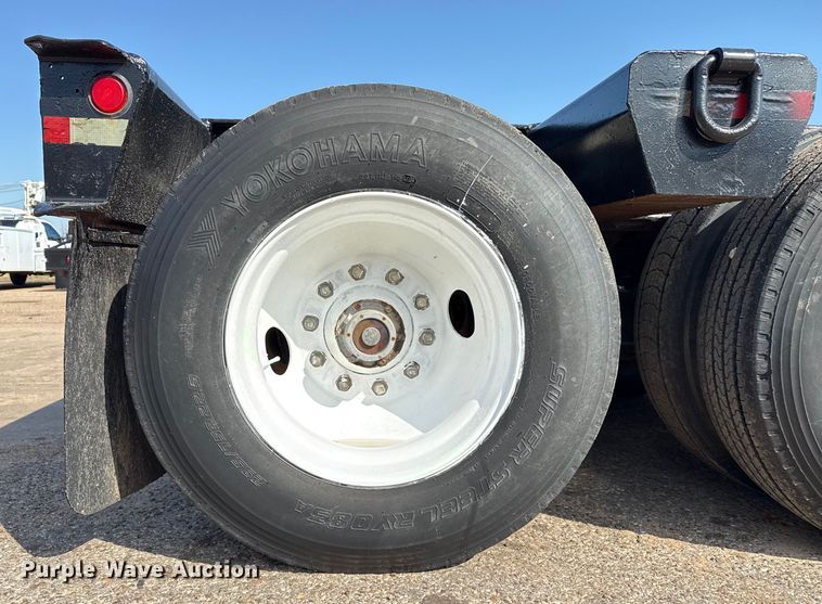 image for item DZ8875 1974 Lowboy equipment trailer