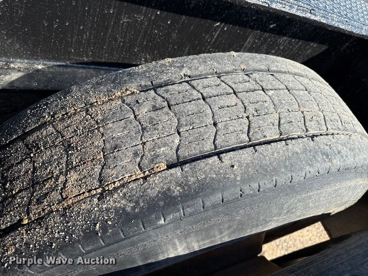 image for item DZ8875 1974 Lowboy equipment trailer