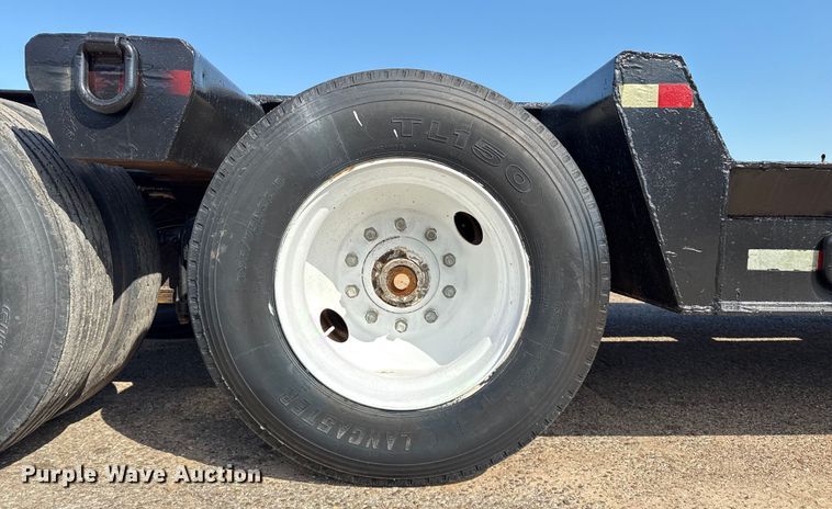 image for item DZ8875 1974 Lowboy equipment trailer