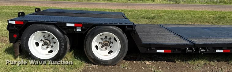 image for item DZ8877 1987 Transtech DDE462A extendable double drop deck equipment trailer