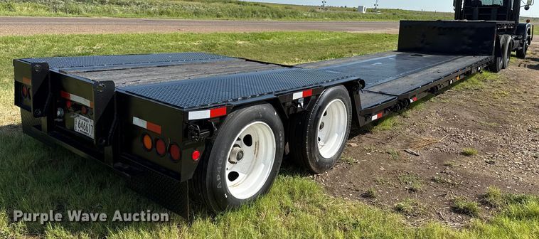 image for item DZ8877 1987 Transtech DDE462A extendable double drop deck equipment trailer