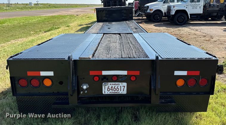 image for item DZ8877 1987 Transtech DDE462A extendable double drop deck equipment trailer
