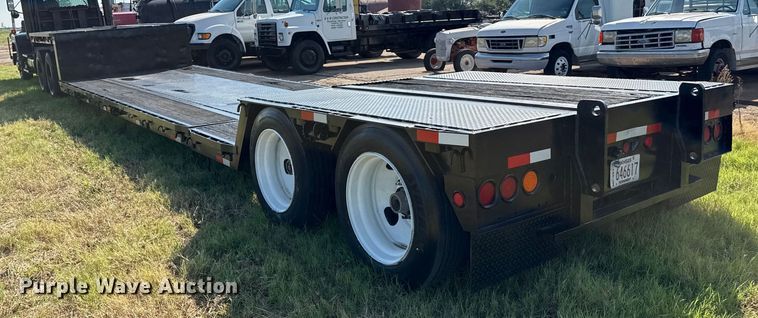 image for item DZ8877 1987 Transtech DDE462A extendable double drop deck equipment trailer