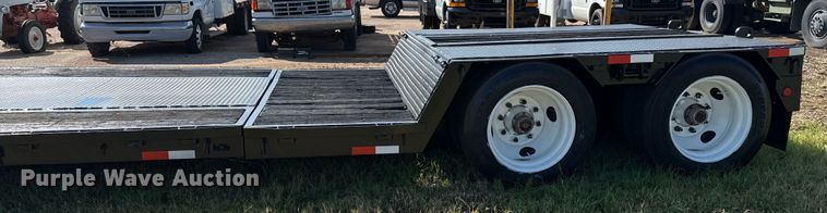 image for item DZ8877 1987 Transtech DDE462A extendable double drop deck equipment trailer