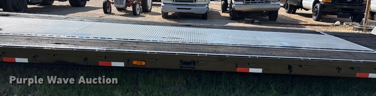 image for item DZ8877 1987 Transtech DDE462A extendable double drop deck equipment trailer