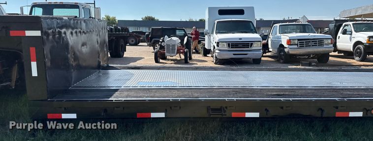 image for item DZ8877 1987 Transtech DDE462A extendable double drop deck equipment trailer