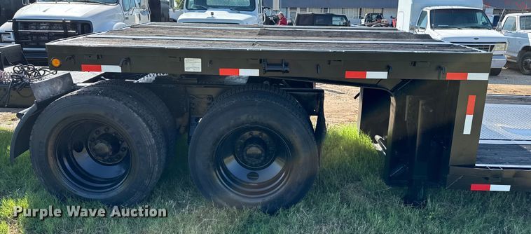 image for item DZ8877 1987 Transtech DDE462A extendable double drop deck equipment trailer