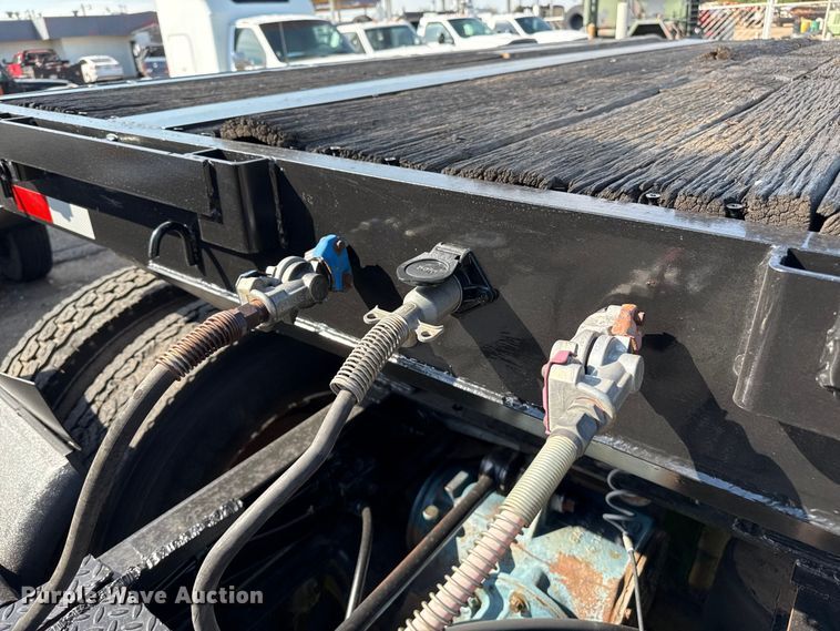 image for item DZ8877 1987 Transtech DDE462A extendable double drop deck equipment trailer