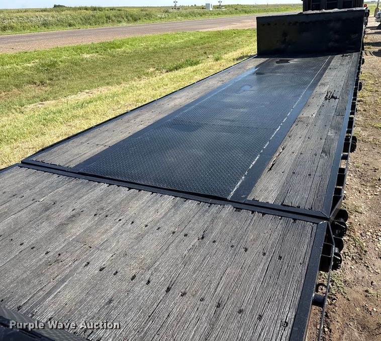 image for item DZ8877 1987 Transtech DDE462A extendable double drop deck equipment trailer