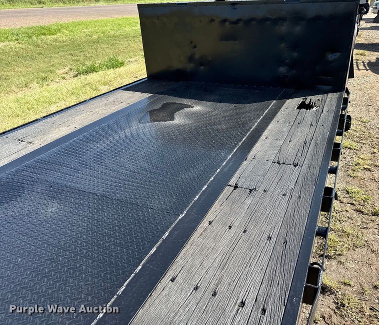 image for item DZ8877 1987 Transtech DDE462A extendable double drop deck equipment trailer