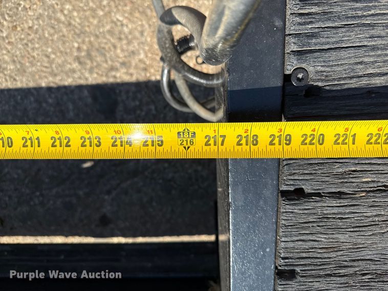 image for item DZ8877 1987 Transtech DDE462A extendable double drop deck equipment trailer