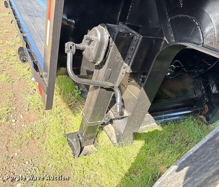 image for item DZ8877 1987 Transtech DDE462A extendable double drop deck equipment trailer