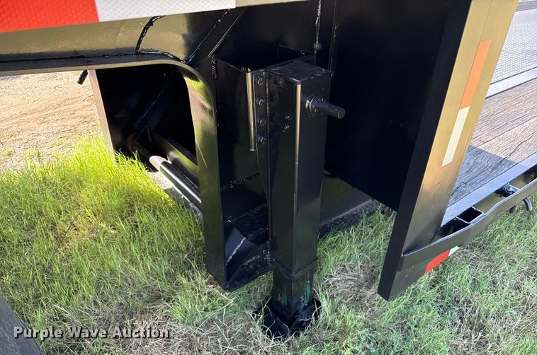 image for item DZ8877 1987 Transtech DDE462A extendable double drop deck equipment trailer