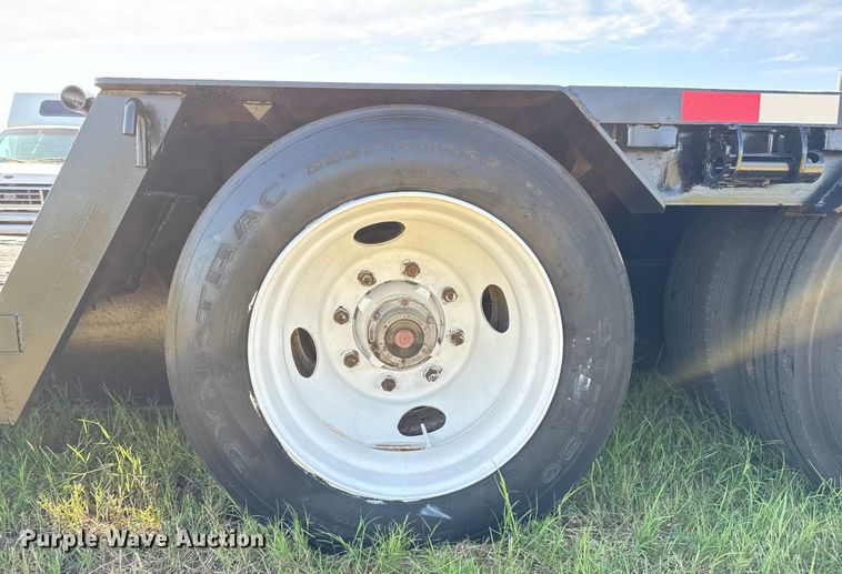 image for item DZ8877 1987 Transtech DDE462A extendable double drop deck equipment trailer