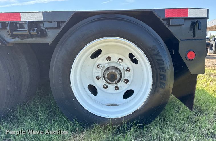 image for item DZ8877 1987 Transtech DDE462A extendable double drop deck equipment trailer