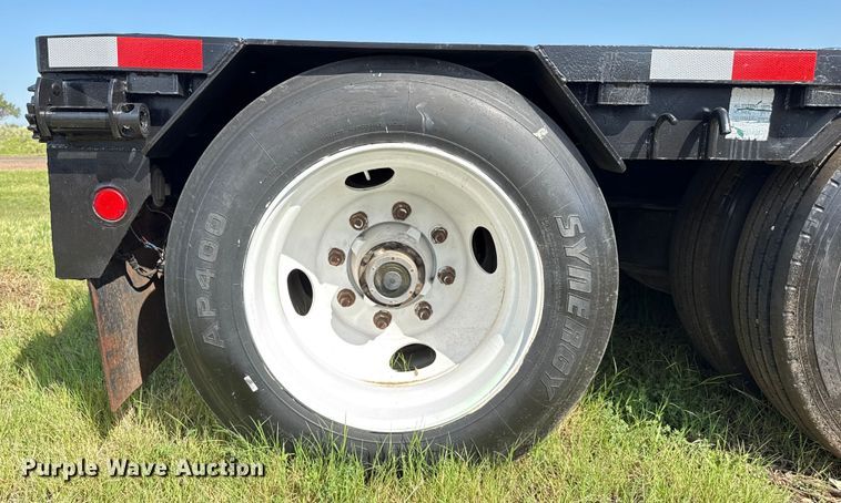 image for item DZ8877 1987 Transtech DDE462A extendable double drop deck equipment trailer