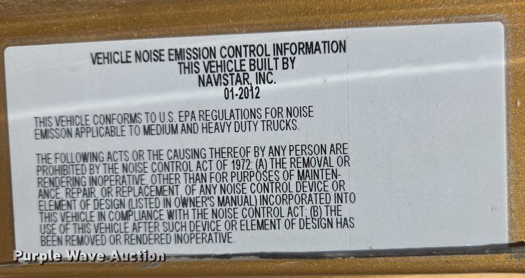 image for item EC1102 2013 International LF687 semi truck