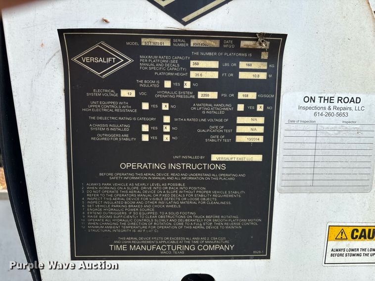 image for item EC3725 2015 Ford F450 Super Duty bucket truck