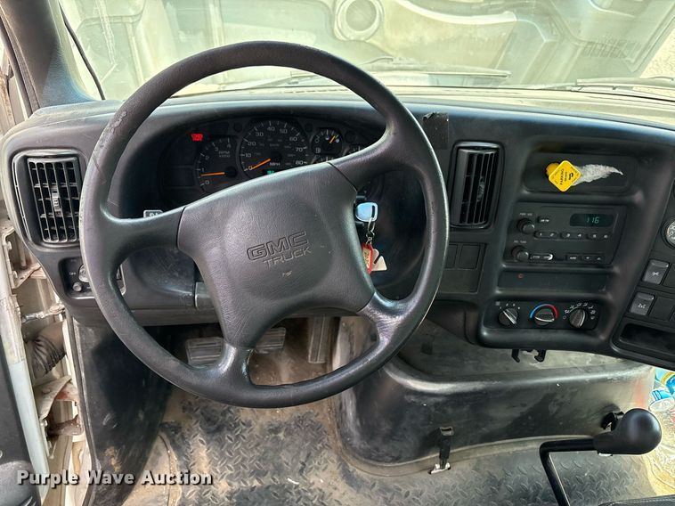 image for item EC4353 2004 GMC C8500 side curtain box truck