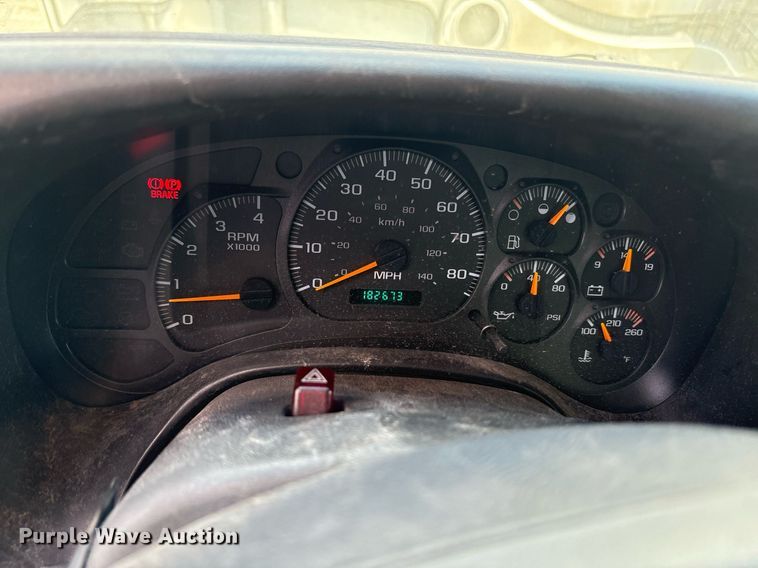 image for item EC4353 2004 GMC C8500 side curtain box truck