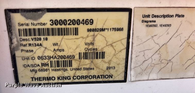 image for item EC4377 2014 Freightliner Business Class M2 refrigerated truck