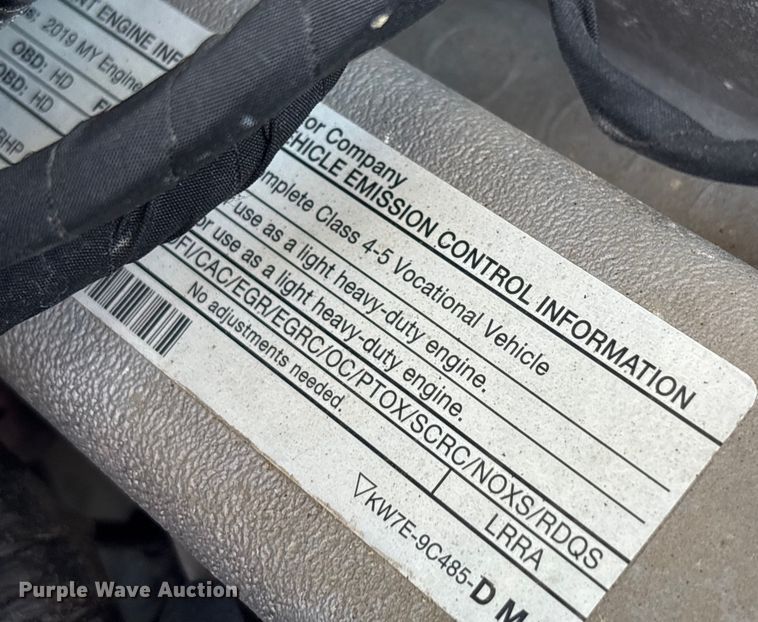 image for item EC4379 2019 Ford F550 dump truck