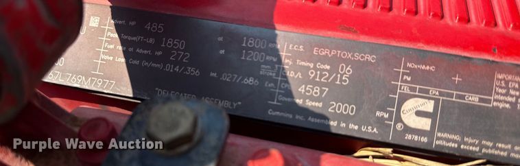 image for item ED5804 2017 Peterbilt 567 semi truck