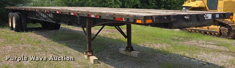 image for item EF1929 1987 Dorsey Trailer, Inc flatbed trailer