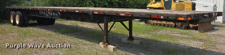 image for item EF1929 1987 Dorsey Trailer, Inc flatbed trailer
