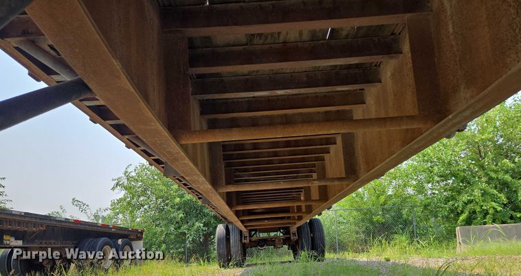 image for item EF1929 1987 Dorsey Trailer, Inc flatbed trailer