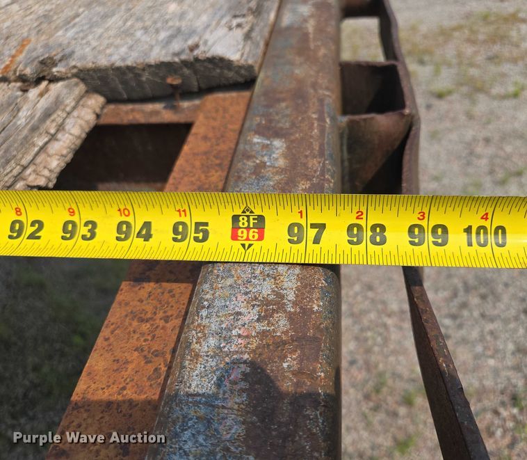 image for item EF1929 1987 Dorsey Trailer, Inc flatbed trailer