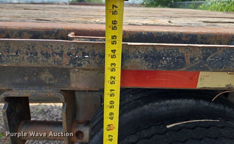 image for item EF1929 1987 Dorsey Trailer, Inc flatbed trailer