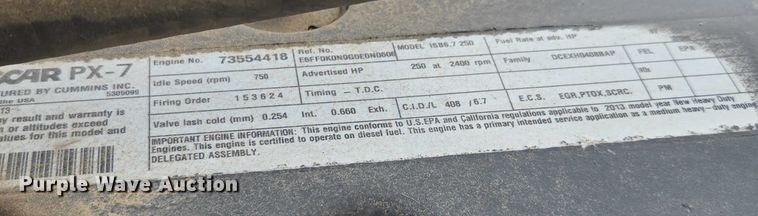 image for item EF1945 2014 Peterbilt 220 box truck