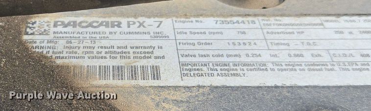 image for item EF1945 2014 Peterbilt 220 box truck