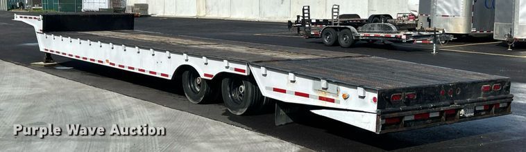 image for item EK3000 1999 Dakota Manufacturing DHT7048 drop deck hydraulic tail equipment trailer
