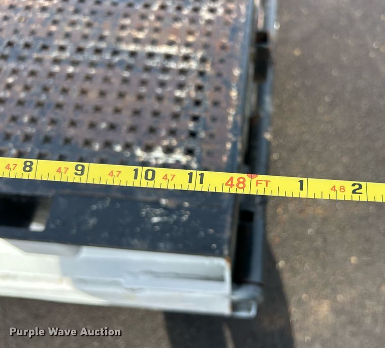 image for item EK3000 1999 Dakota Manufacturing DHT7048 drop deck hydraulic tail equipment trailer