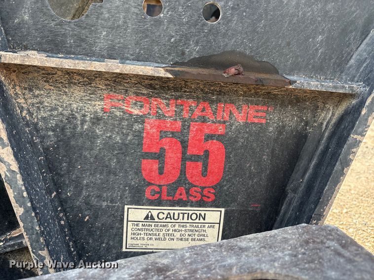 image for item EM0521 2019 Fontaine Magnitude HFLD lowboy equipment trailer