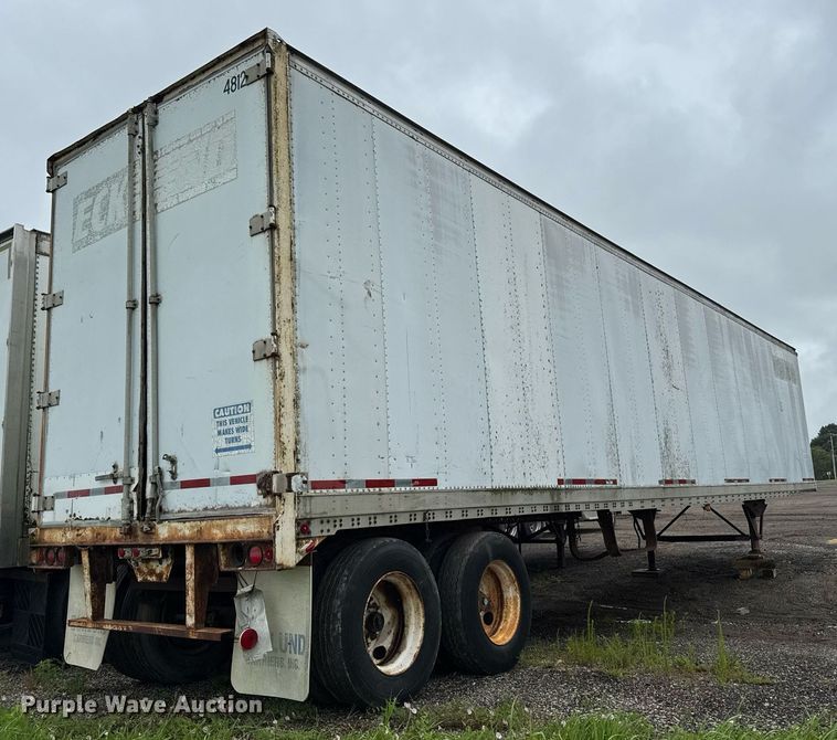 image for item EM2221 1989 Stoughton AVVW-485T-S-C dry van trailer